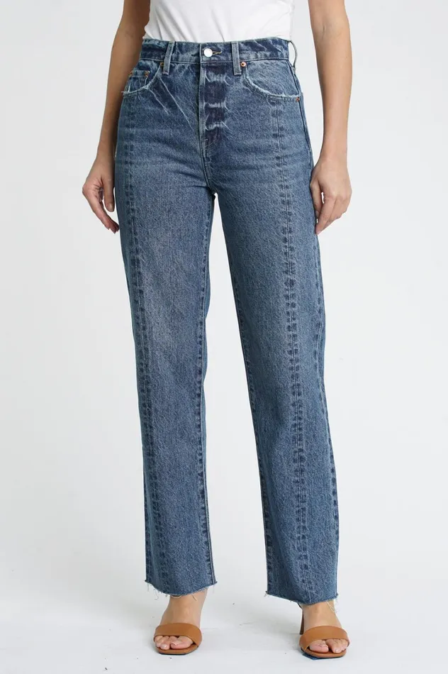 Pistola Denim Cassie Super High Rise Straight 8211 Woodstock Women Denim