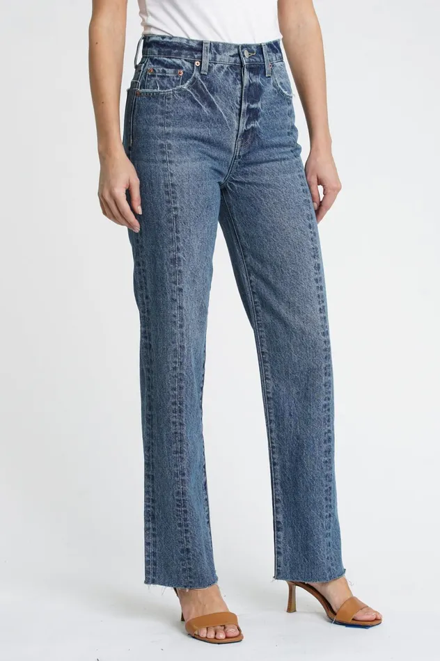 Pistola Denim Cassie Super High Rise Straight 8211 Woodstock Women Denim