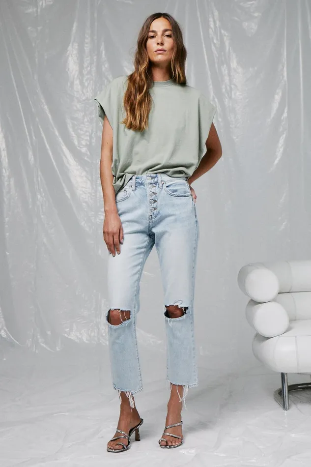 Pistola Denim Charlie High Rise Straight 8211 Granada Women Denim