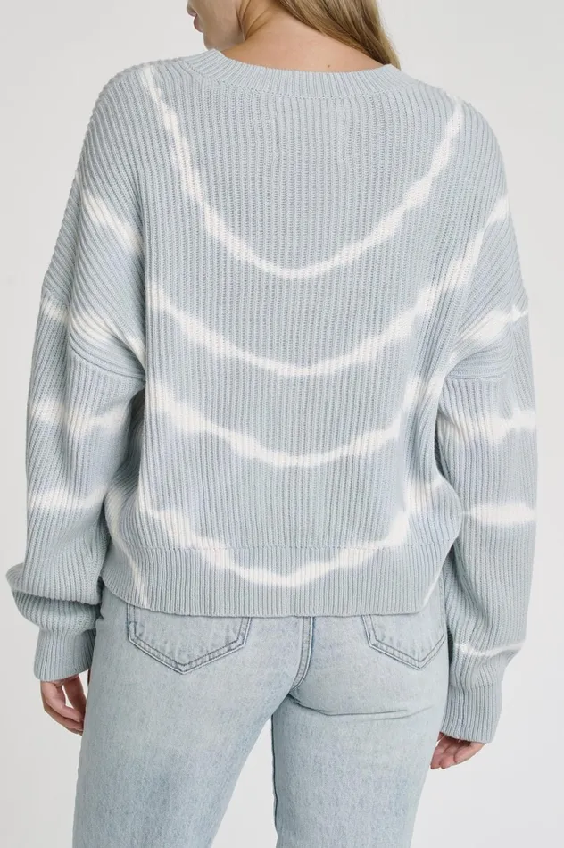 Pistola Denim Eva Cropped Sweater 8211 Blue Crush Women Sweaters