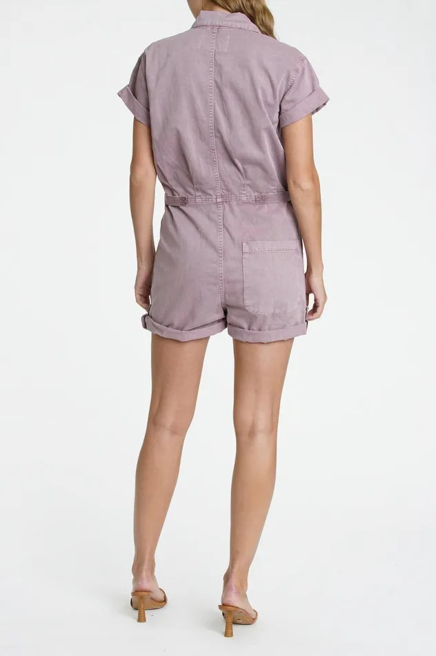 Pistola Denim Parker Field Suit Short 8211 Lilac Dust Women Jumpsuits and Dresses