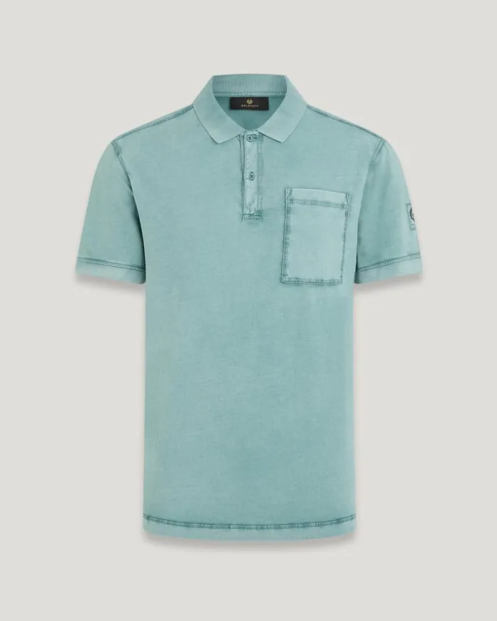 Polo Shirts Men Belstaff Hockley Polo Oil Blue