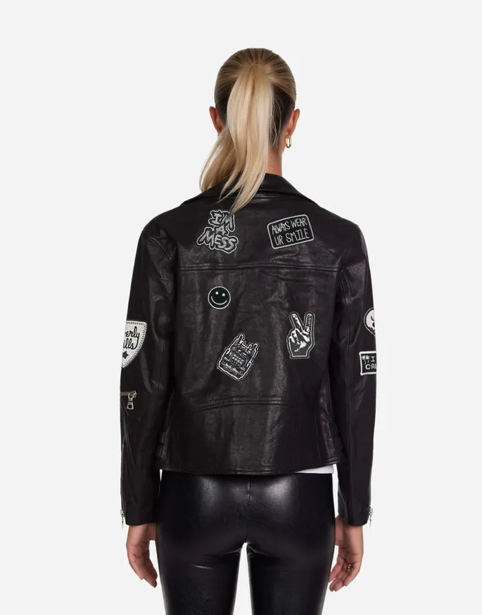 Posey Rock U0026 Roll Patches Black Women039s Lauren Moshi Jackets