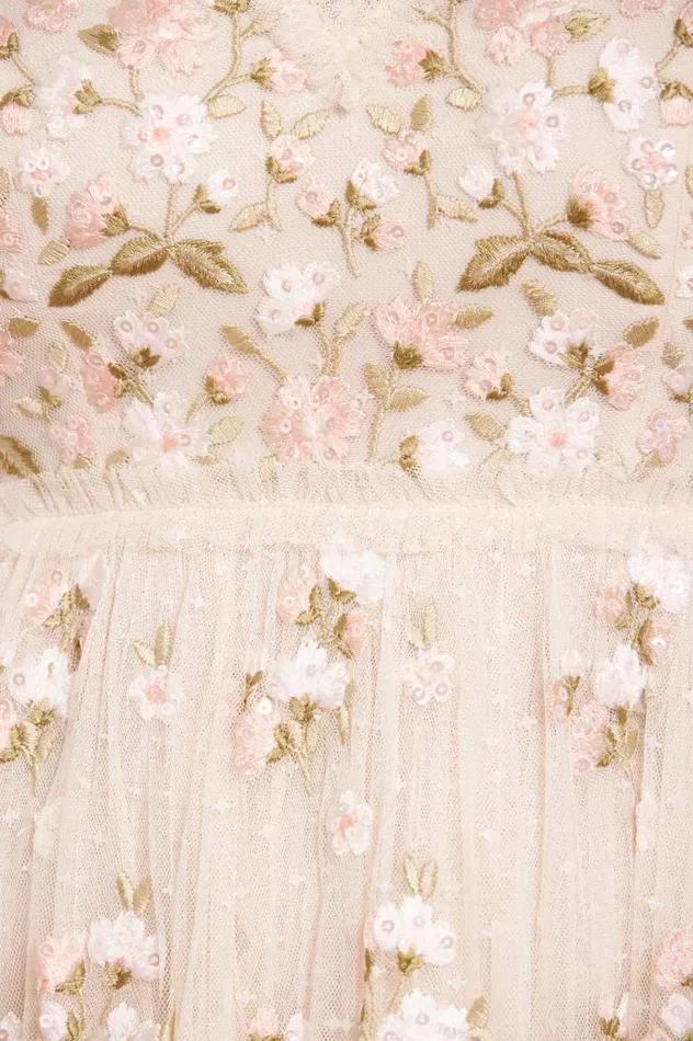 Posy VNeck Ballerina Dress Champagne Women Needle and Thread Dresses