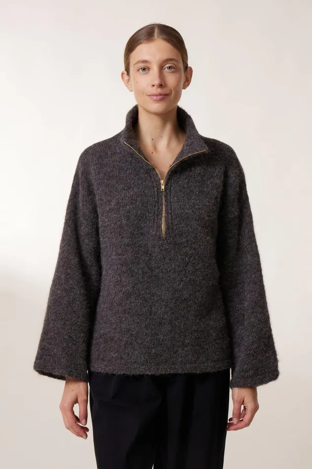Pulls and Vests Women Leon and Harper Marie Pln Jumper Grey