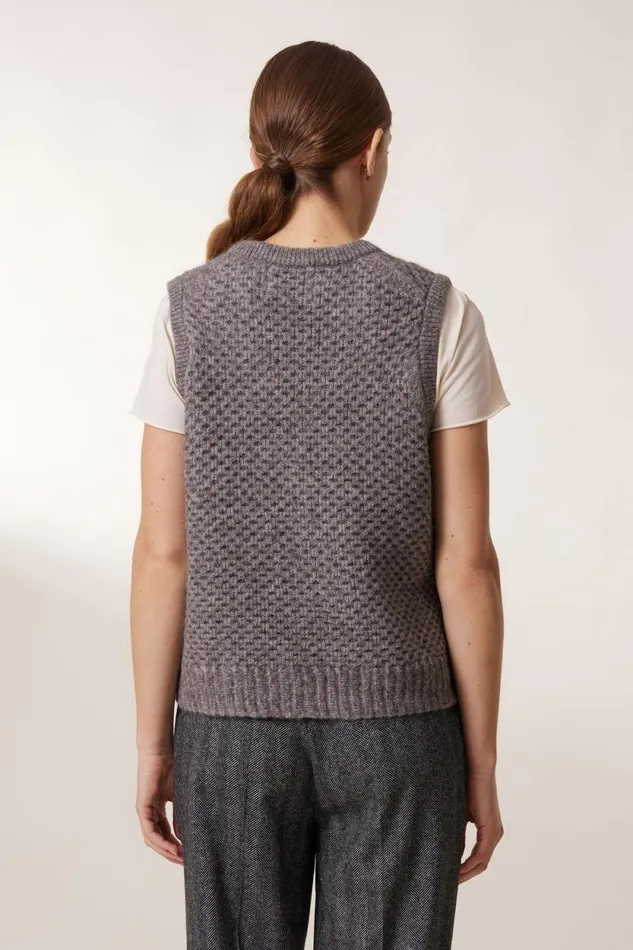 Pulls and Vests Women Leon and Harper Mood Chn Jumper Grey