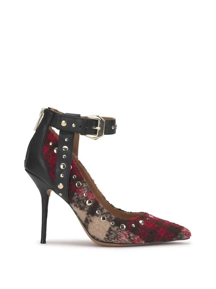 Pumps Shoes Jessica Simpson Hinjosa Ankle Strap Stiletto In Plaid