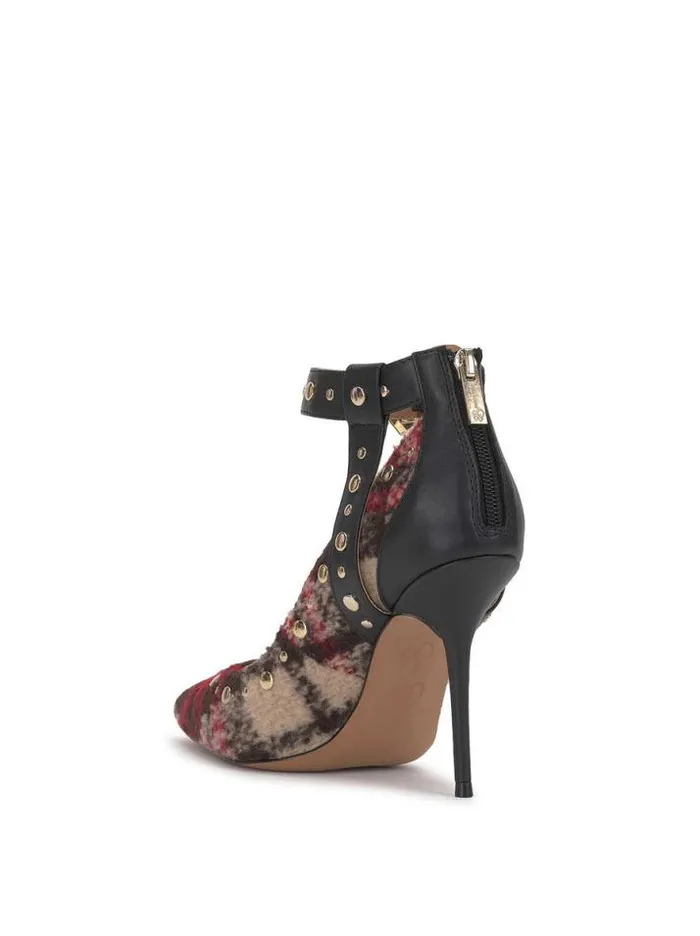 Pumps Shoes Jessica Simpson Hinjosa Ankle Strap Stiletto In Plaid