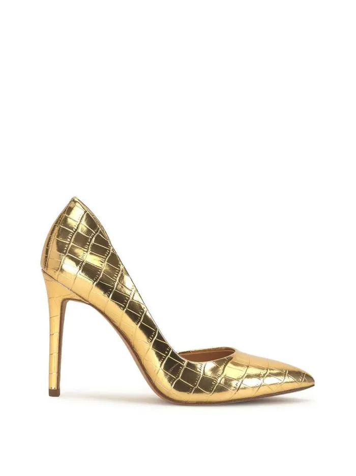 Pumps Shoes Jessica Simpson Prizma D039Orsay Pump In Gold Croc
