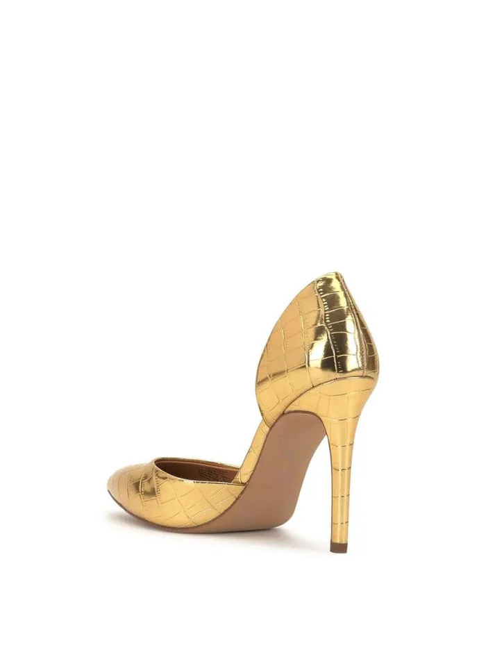 Pumps Shoes Jessica Simpson Prizma D039Orsay Pump In Gold Croc