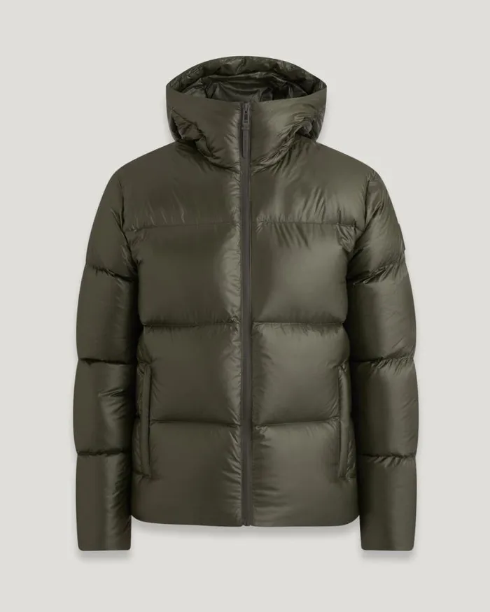 Quilt and Down Jackets Men Belstaff Resolve Jacket Tile Green