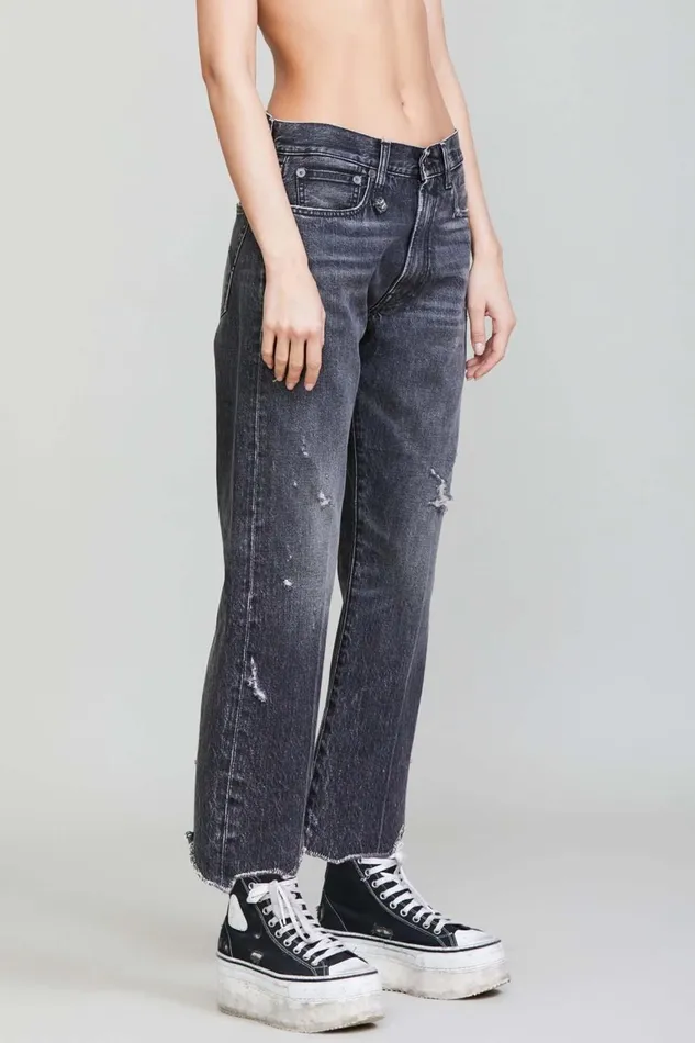 R13 Boyfriend Women BOYFRIEND JEAN 8211 EVERIT BLACK