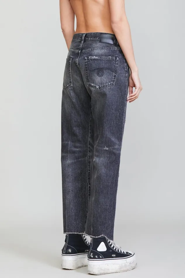 R13 Boyfriend Women BOYFRIEND JEAN 8211 EVERIT BLACK