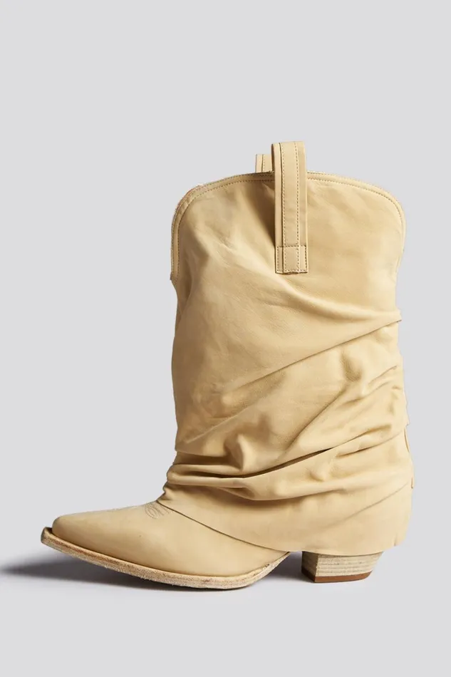 R13 Cowboys Women LOW RIDER COWBOY BOOT 8211 WHEAT