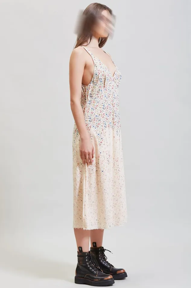 R13 Dresses and Skirts Women GRUNGE SLIP 8211 DIP BLEACHED BEIGE FLORAL R13 Dresses and Skirts Women GRUNGE SLIP 8211 DIP BLEACHED BEIGE FLORAL