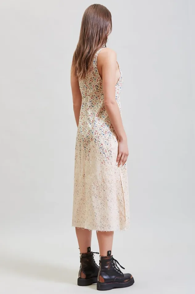 R13 Dresses and Skirts Women GRUNGE SLIP 8211 DIP BLEACHED BEIGE FLORAL R13 Dresses and Skirts Women GRUNGE SLIP 8211 DIP BLEACHED BEIGE FLORAL