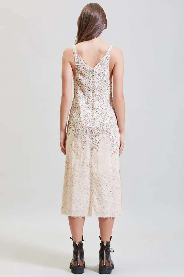 R13 Dresses and Skirts Women GRUNGE SLIP 8211 DIP BLEACHED BEIGE FLORAL R13 Dresses and Skirts Women GRUNGE SLIP 8211 DIP BLEACHED BEIGE FLORAL