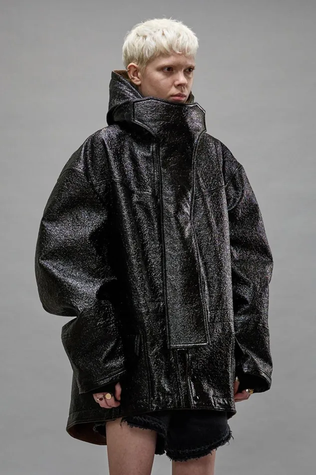 R13 Jackets and Coats Women OVERSIZED PARKA 8211 DARK SHINE