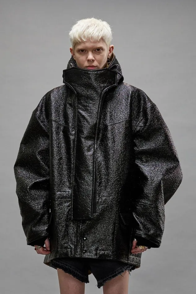 R13 Jackets and Coats Women OVERSIZED PARKA 8211 DARK SHINE
