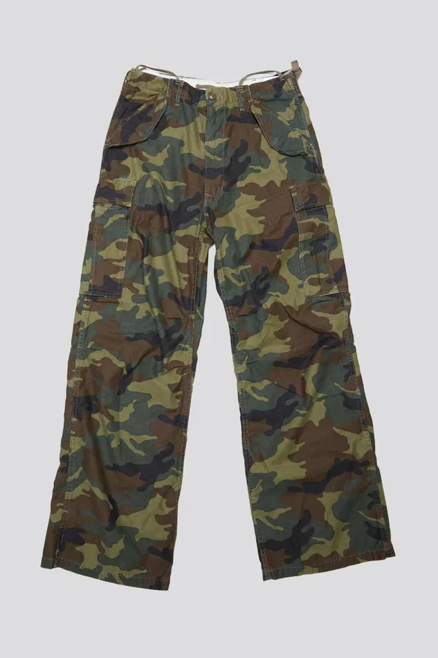 R13 Pants and Shorts Women WIDE LEG CARGO 8211 CAMO