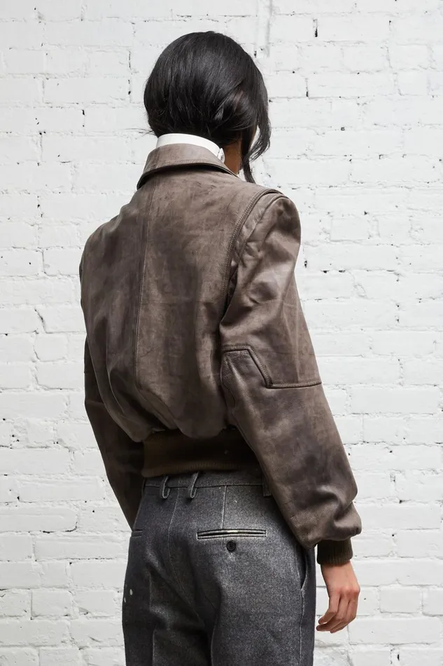 R13 Sale Women AMERICANA ZIP JACKET 8211 DISTRESSED GREY R13 Sale Women AMERICANA ZIP JACKET 8211 DISTRESSED GREY