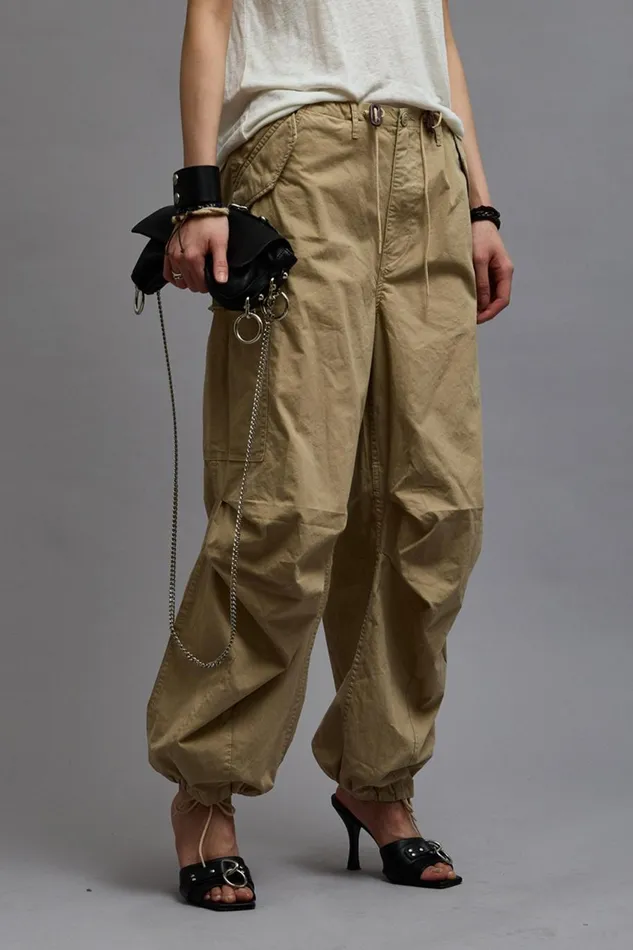 R13 Sale Women BALLOON ARMY PANT 8211 KHAKI