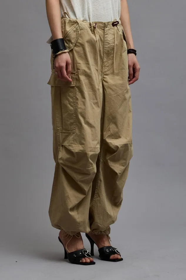 R13 Sale Women BALLOON ARMY PANT 8211 KHAKI