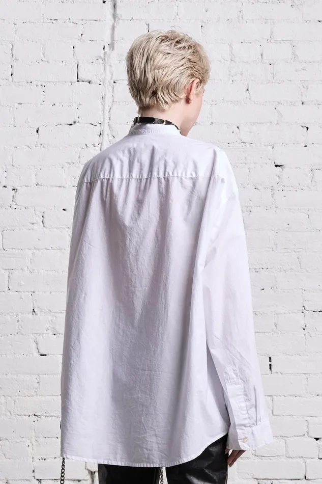 R13 Sale Women BELTED BUTTONUP 8211 WHITE