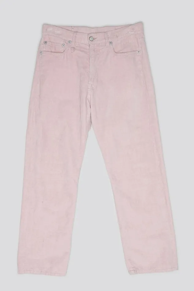 R13 Sale Women BOYFRIEND JEAN 8211 PINK VELVET