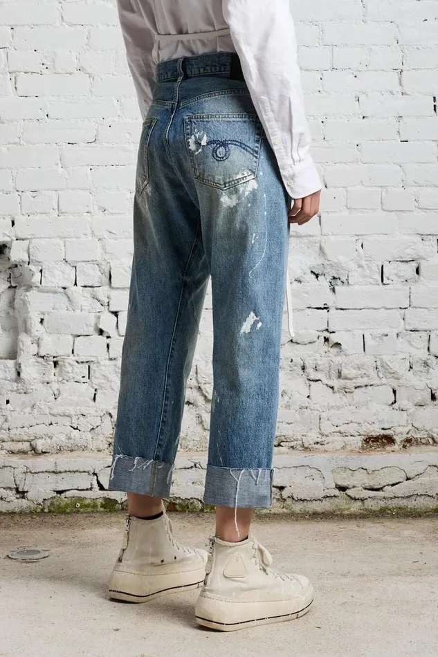 R13 Sale Women CROSSOVER JEAN 8211 ESTILL BLUE