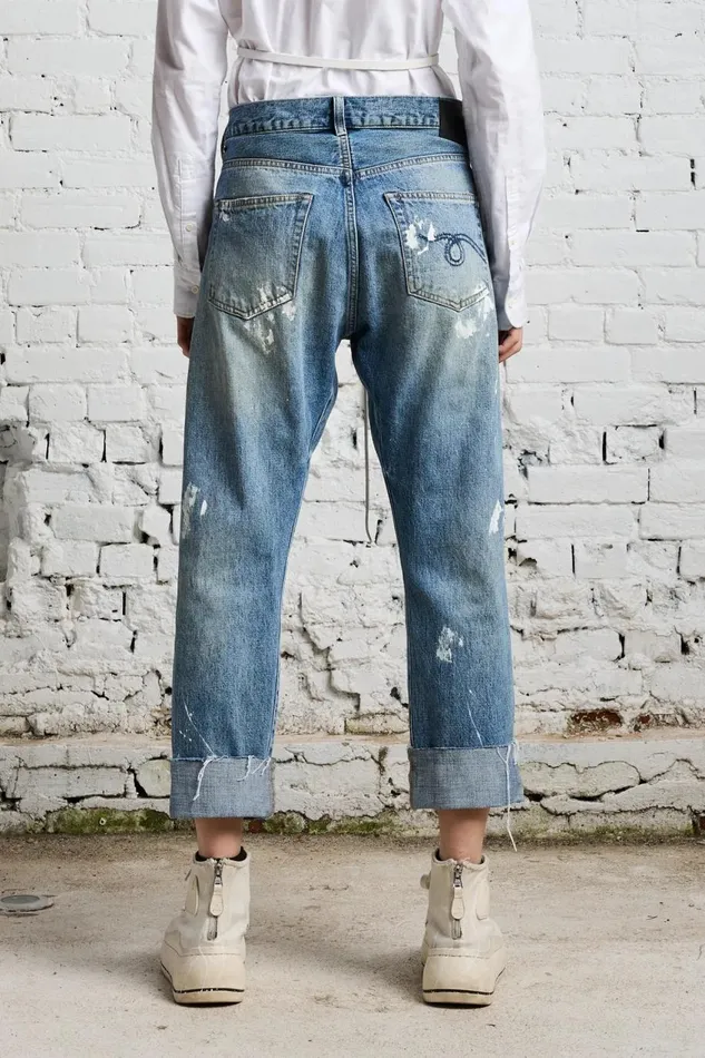 R13 Sale Women CROSSOVER JEAN 8211 ESTILL BLUE