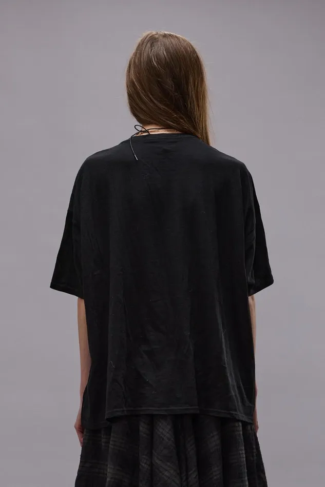 R13 Sale Women FUCK DEFINITION TEE 8211 BLACK