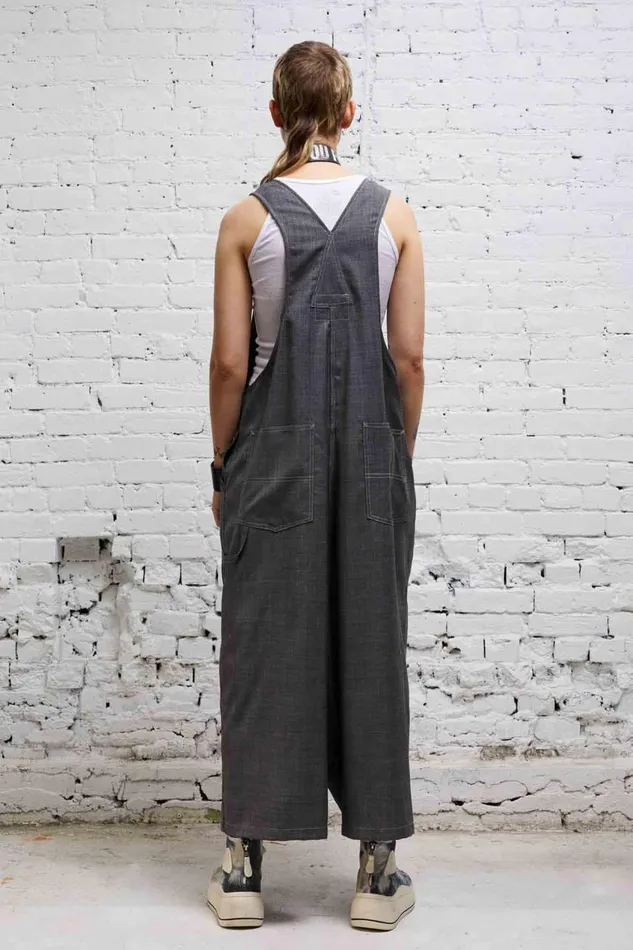 R13 Sale Women JUMBO OVERALL 8211 DARK GLEN PLAID
