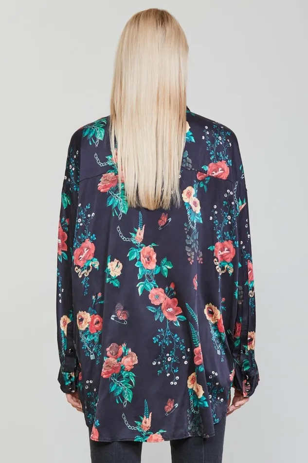 R13 Sale Women OVERSIZED COWBOY SHIRT 8211 USELESS TREASURES