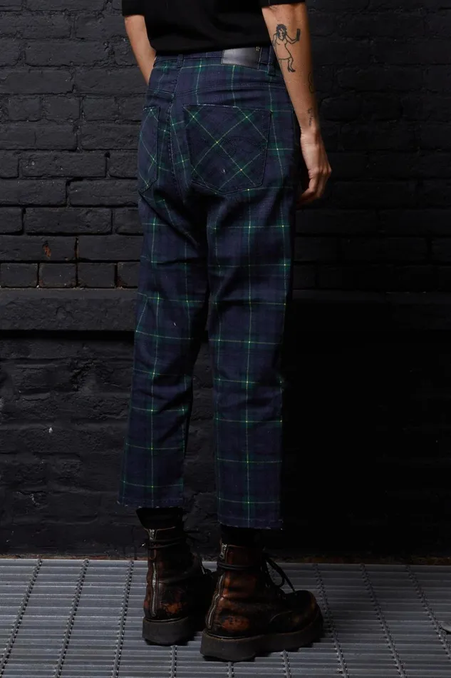 R13 Sale Women TAILORED DROP 8211 PRINTED TARTAN