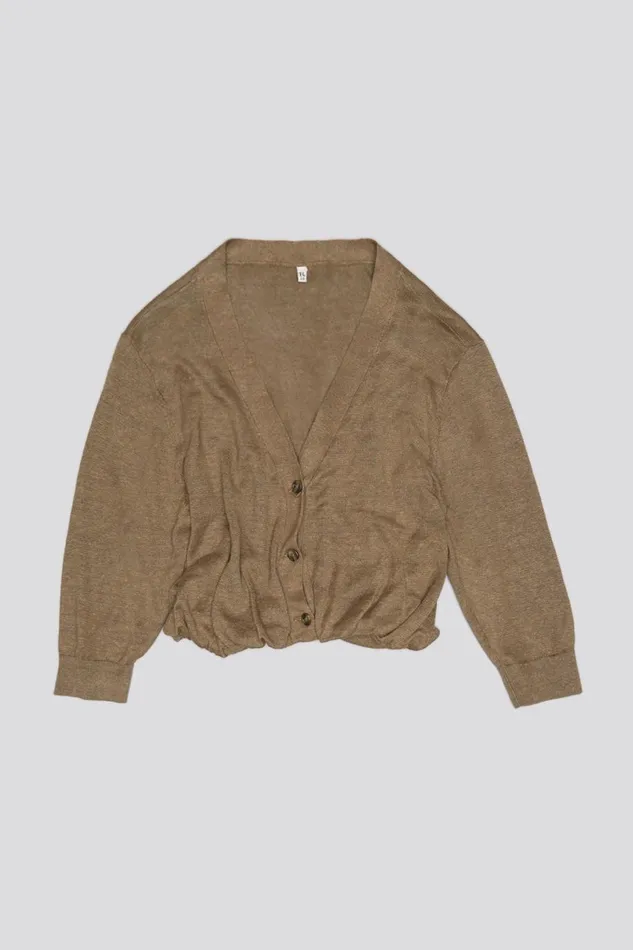R13 Sweaters Women BALLOON CARDIGAN 8211 OLIVE