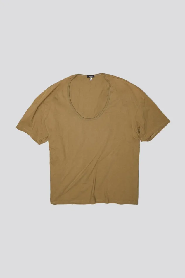 R13 TShirts Women SCOOP NECK RELAXED T 8211 LIGHT OLIVE