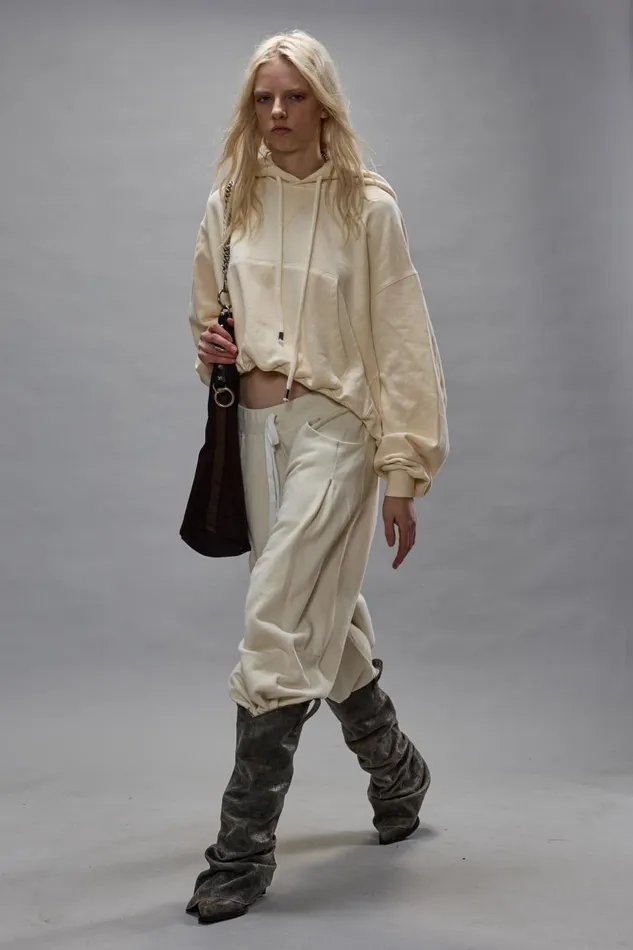 R13 Tops Women BALLOON POPOVER HOODIE 8211 NATURAL