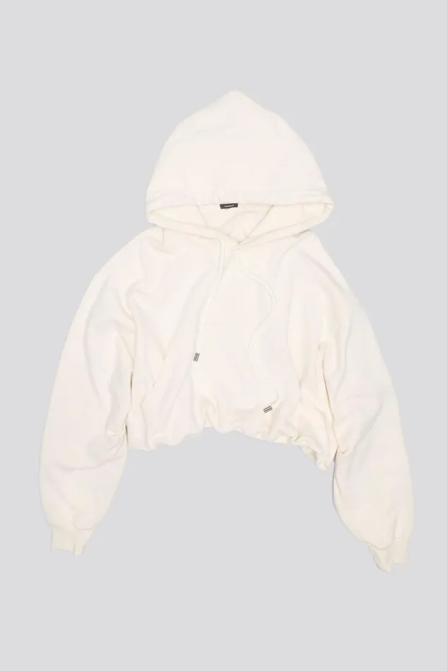 R13 Tops Women BALLOON POPOVER HOODIE 8211 NATURAL