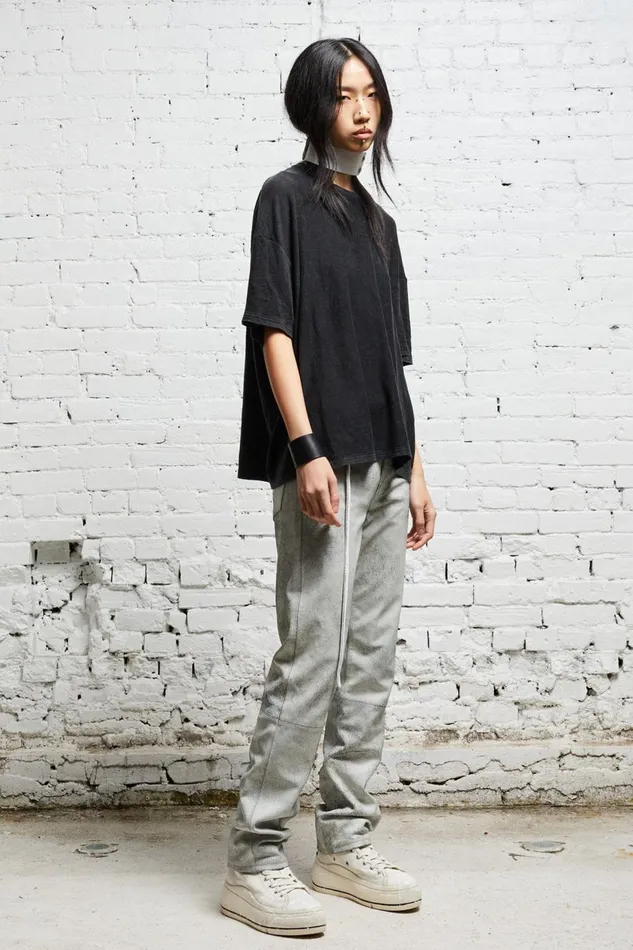 R13 Tops Women BOXY T 8211 ACID BLACK