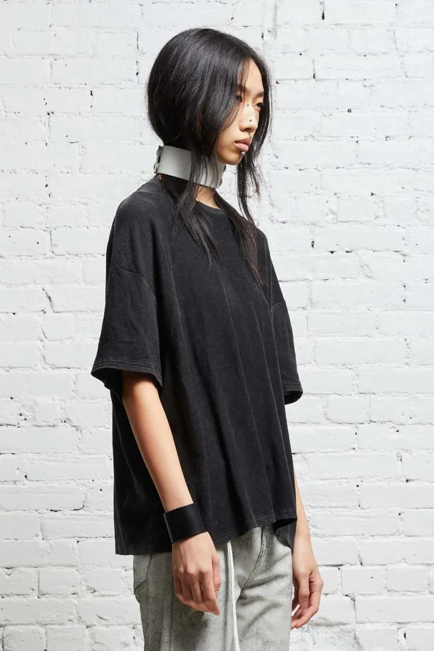 R13 Tops Women BOXY T 8211 ACID BLACK