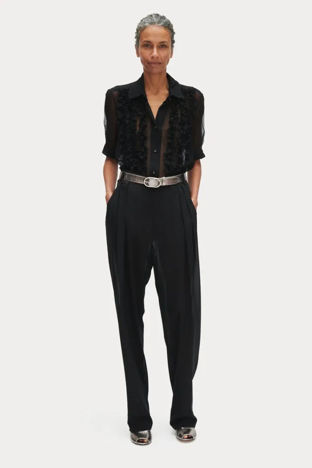 Rachel Comey Belts Women Thick Cliff Belt Pewter
