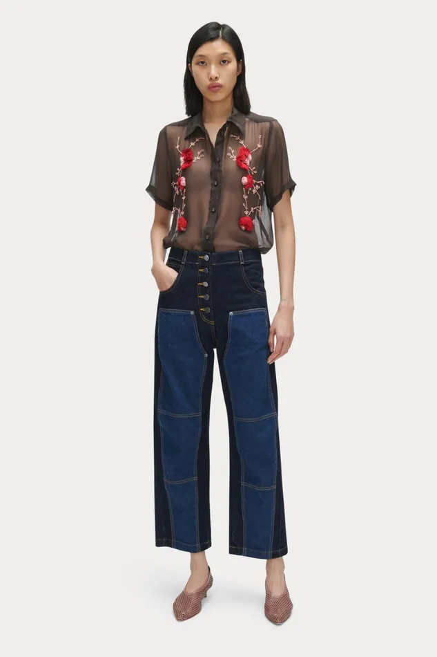 Rachel Comey Denim Shop Women Handy Pant Dark Indigo