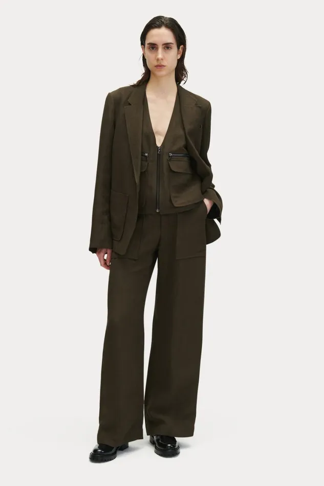 Rachel Comey Jackets Outerwear Women Everson Blazer Charcoal