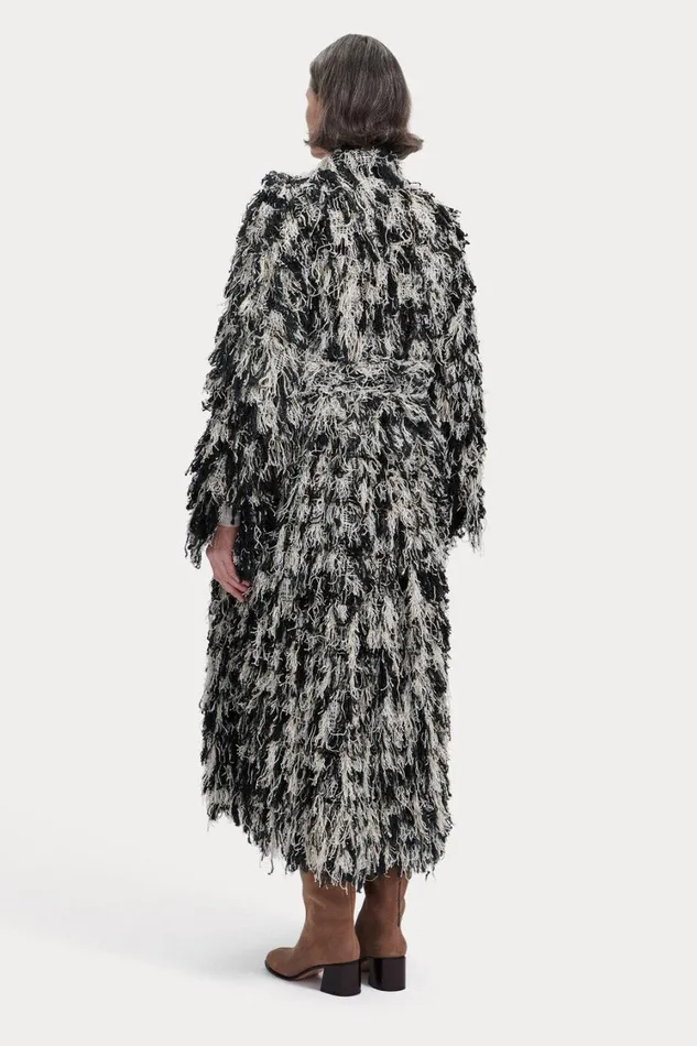 Rachel Comey Jackets Outerwear Women Shag Trench Blackwhite Rachel Comey Jackets Outerwear Women Shag Trench Blackwhite