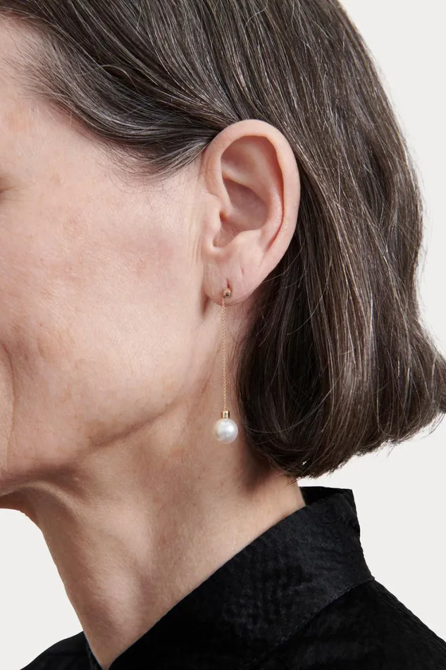 Rachel Comey Jewelry Women Quarry Iro Earring Single Diamond Pearl