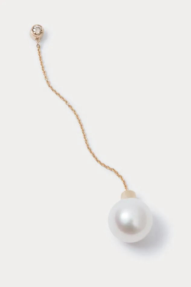 Rachel Comey Jewelry Women Quarry Iro Earring Single Diamond Pearl