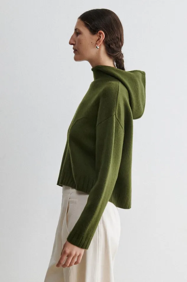 Rachel Comey Knits Women Alps Hoodie Forest