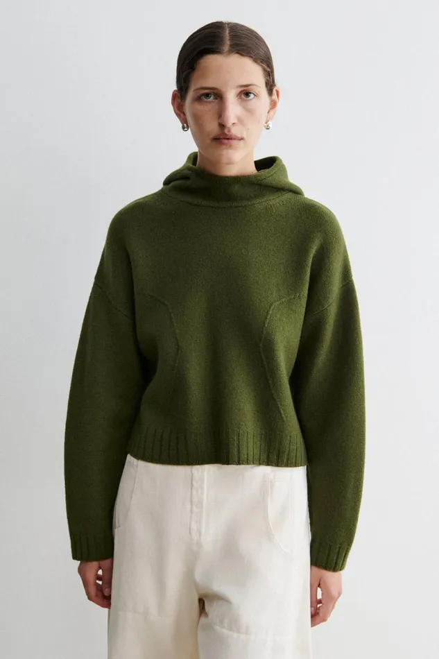 Rachel Comey Knits Women Alps Hoodie Forest Rachel Comey Knits Women Alps Hoodie Forest