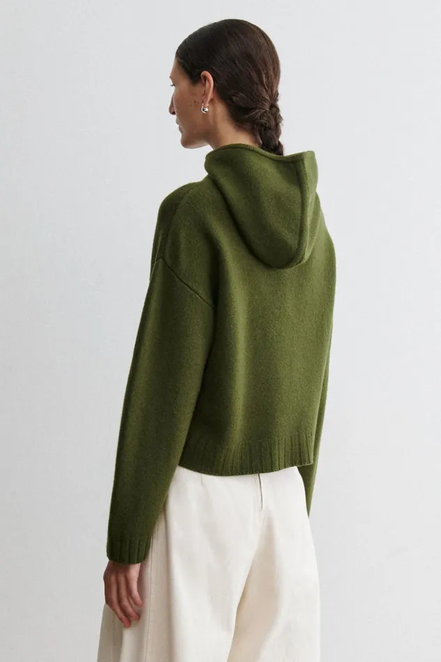 Rachel Comey Knits Women Alps Hoodie Forest Rachel Comey Knits Women Alps Hoodie Forest